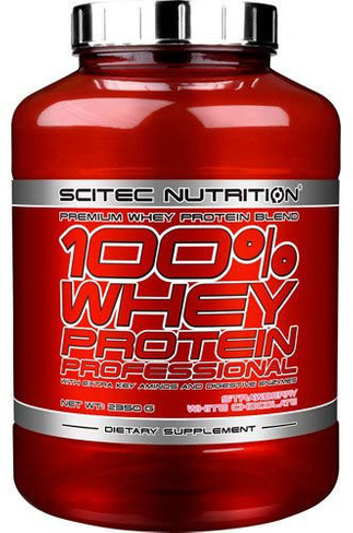 Scitec Nutrition Whey Protein professional 2350 г клубника