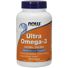 NOW. Ultra Omega-3 500 EPA/250 DHA 180 капс