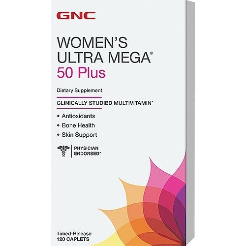 БАД к пище GNC Womens Ultra Mega 50 Plus 120 caps