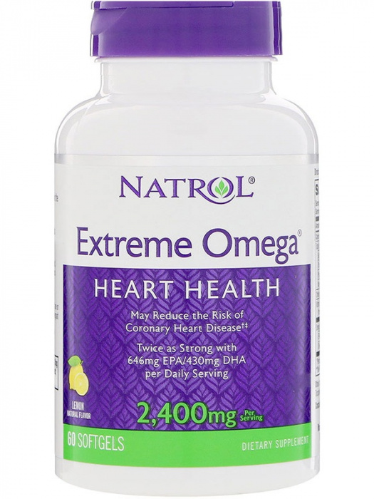 Natrol Extreme Omega 2400mg 60caps