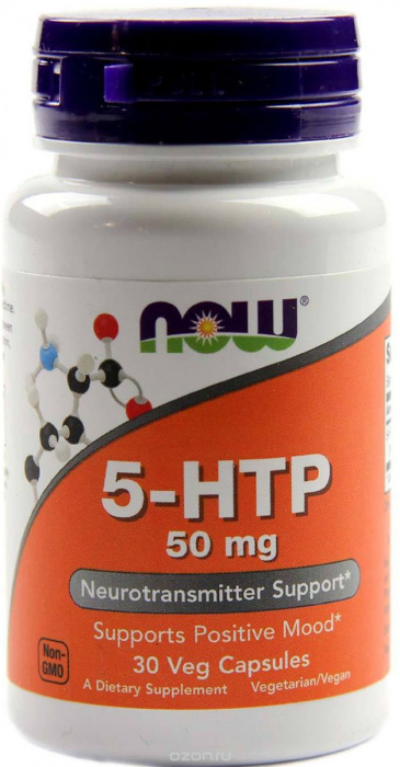 NOW. 5-HTP 50мг 90капс