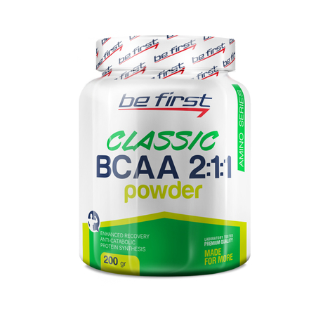 Be first BCAA 2:1:1 Classic powder 200г апельсин