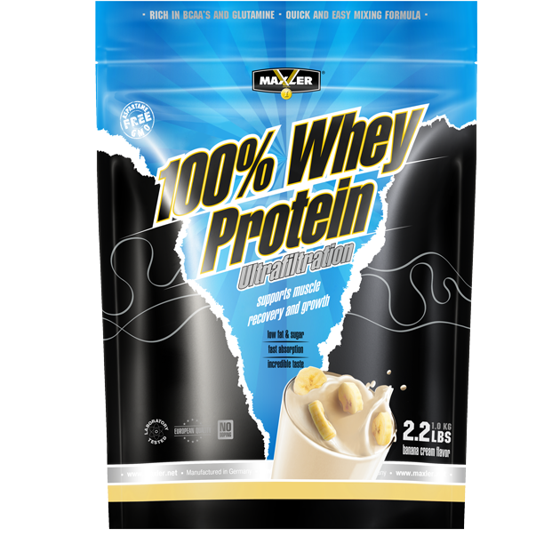 MXL. Ultrafiltration Whey Protein 1kg bag -Banana