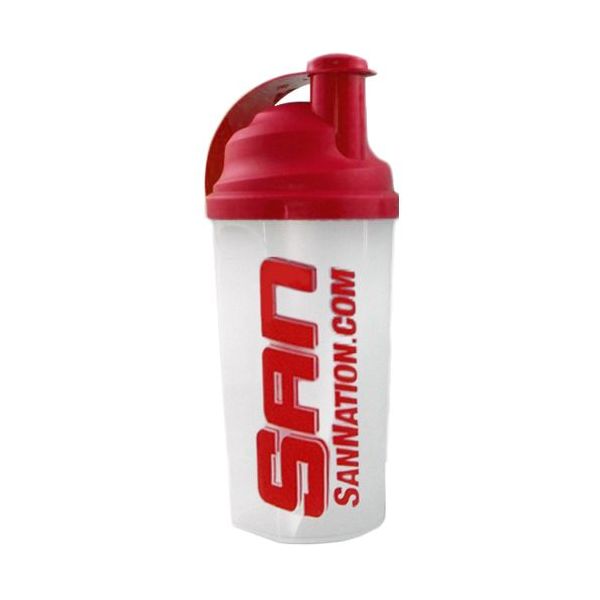SAN Shaker Cup Clear with RED LID