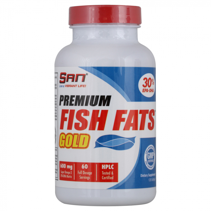 SAN. Vikonika Premium Fish Fats Gold 120 caps