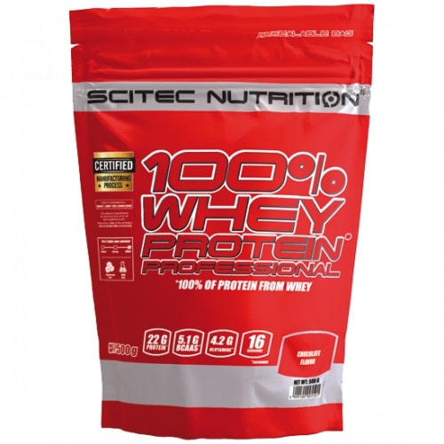 Scitec Nutrition Whey Protein Professional 500г белый шоколад-клубника