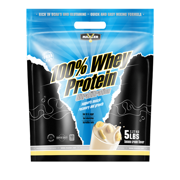 MXL. Ultrafiltration Whey Protein 2270 g (5lbs) bag -Vanilla