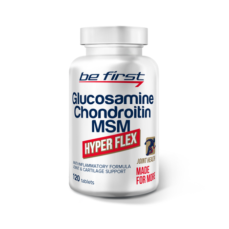 Be first Glucosamine+Chondroitin+ MSM Hyper Flex 120 таб