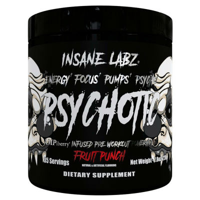 Insane Labz Psychotic Black 220г. Fruit punch