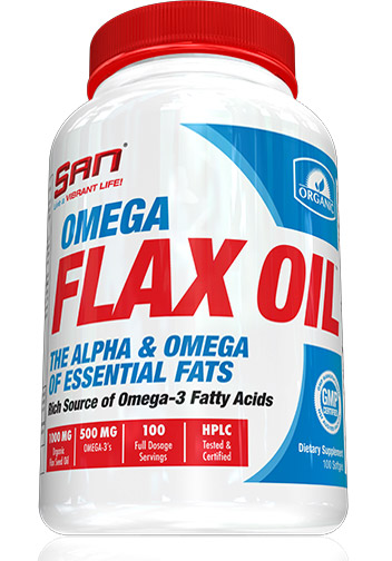 SAN. Omega Flax Oil 100 Softgels