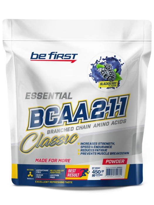 Be first BCAA 2:1:1 450г ежевика