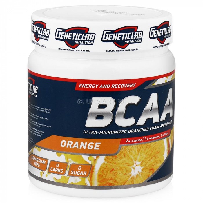Geneticlab BCAA 2:1:1 250г Апельсин 