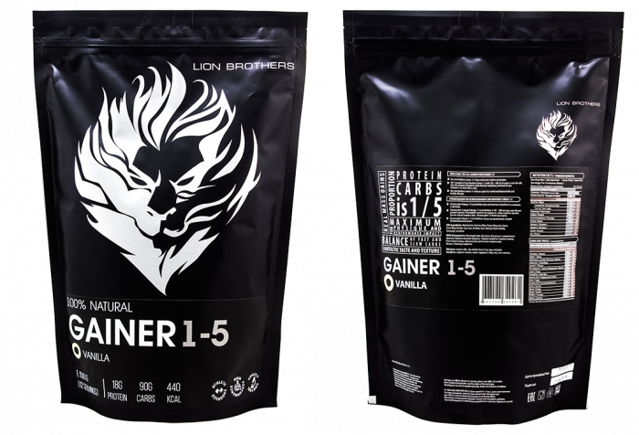 Lion Brothers Gainer 1-5 Chocolate 1.5кг