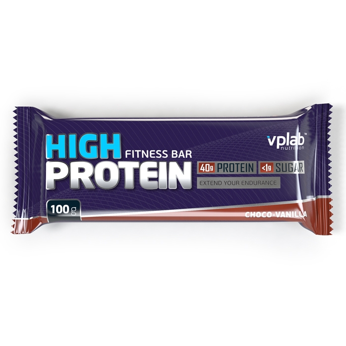 ВПЛАБ 40% Хай Протеин Бар /100г/ шоколад-ваниль