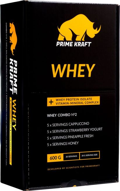 PrimeCraft Whey combo №2 (20 пакетиков) 600г.