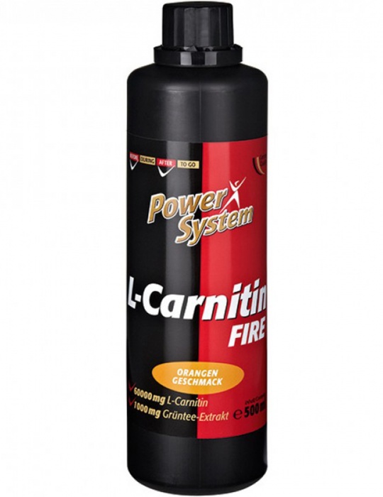 PowerSystems L-Carnitine Fire 60000 500мл апельсин