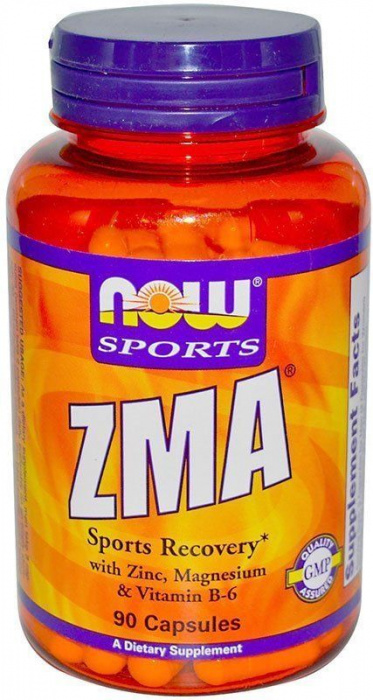 NOW. ZMA 800 mg 90 caps
