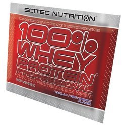 Scitec Nutrition 100% Whey Protein саше 30г - клубника