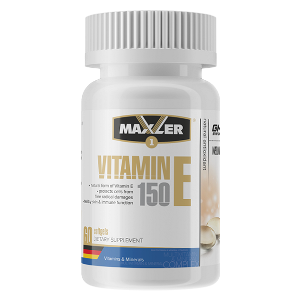 MXL. Vitamin E Natural from 150mg 60 softgels