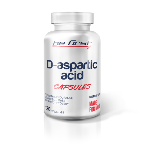Be first D-Aspatic acid 120caps