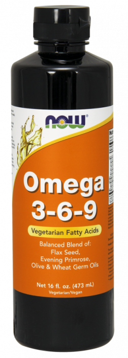 NOW. Omega 3-6-9 Liquid 16 fl. oz. (453,6г)