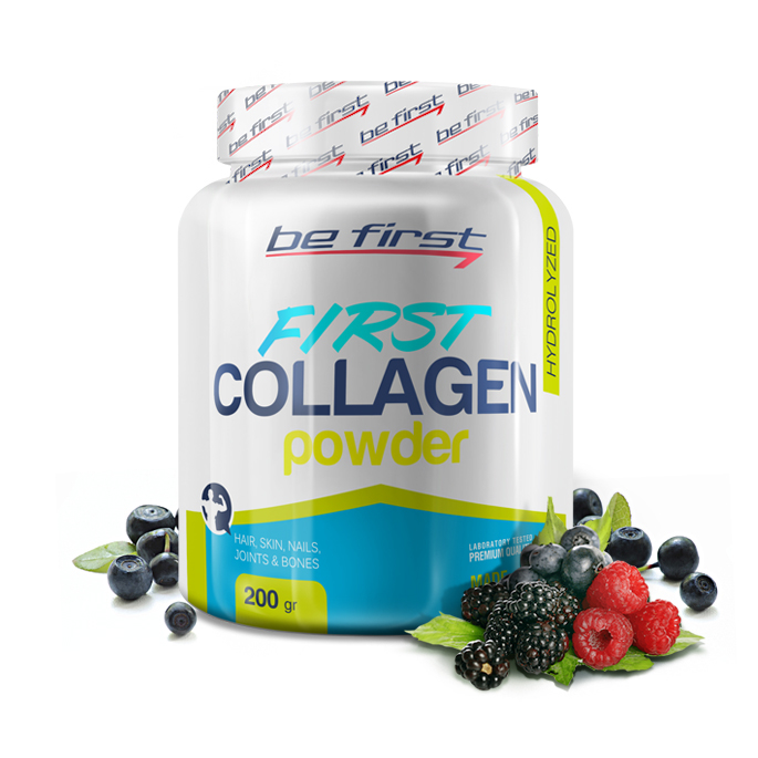 Be first First Collagen powder 200g лесные ягоды