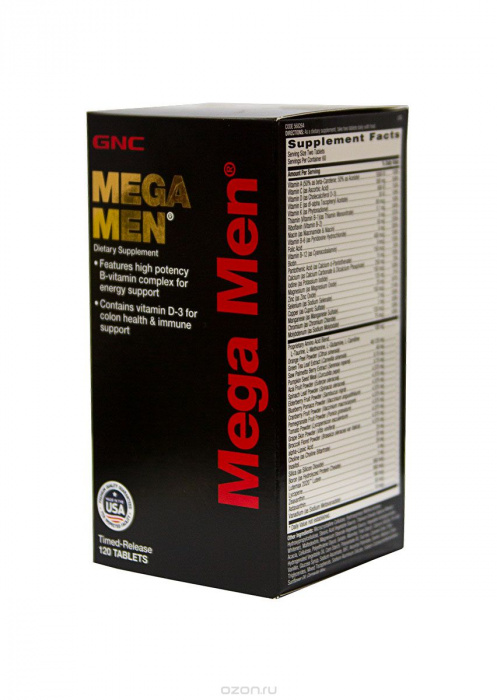 БАД к пище GNC Mega Men 180 табл.