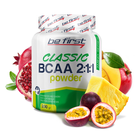 Be first BCAA 2:1:1 Classic powder 200г экзотик
