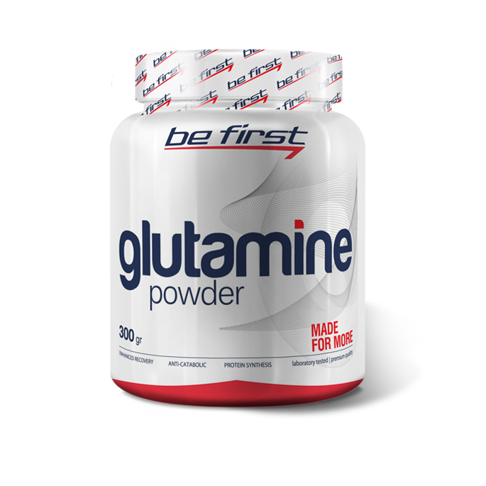 Be first Glutamine powder 300g малина