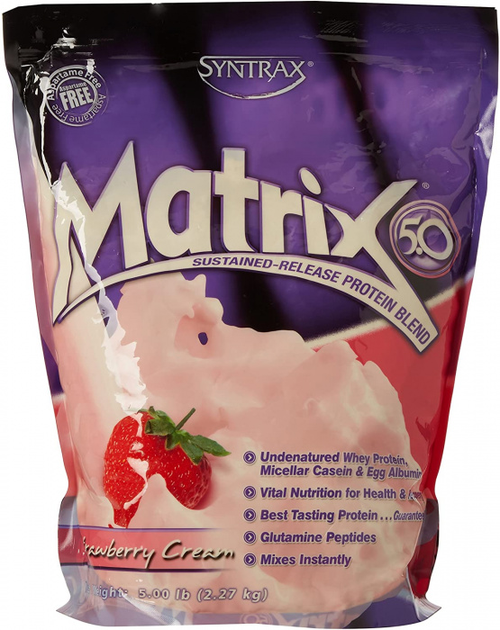 Syntrax. Matrix 5.0 (5 lbs) - Strawberry Cream