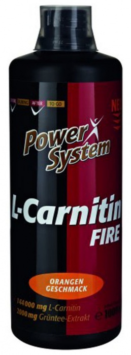 PowerSystems L-Carnitine Fire 144000 1000мл апельсин