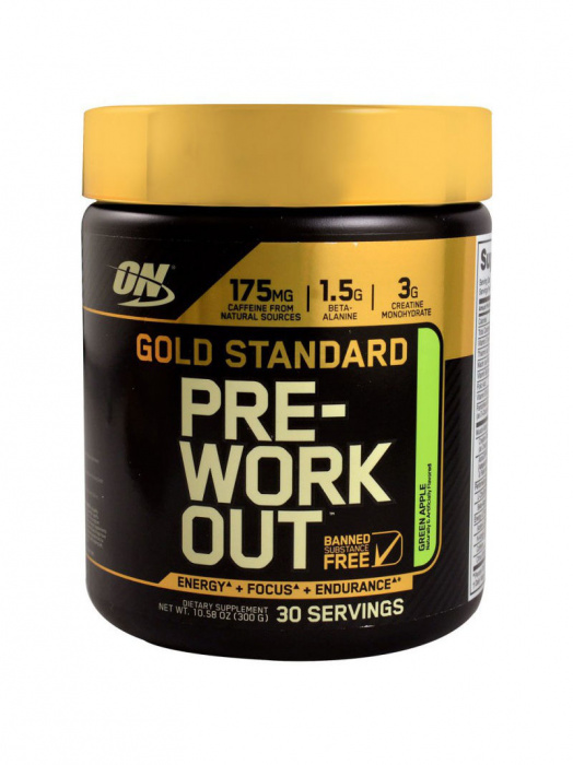 ON.Gold Standart PRE-Workout (30 serv ) 300г Green apple