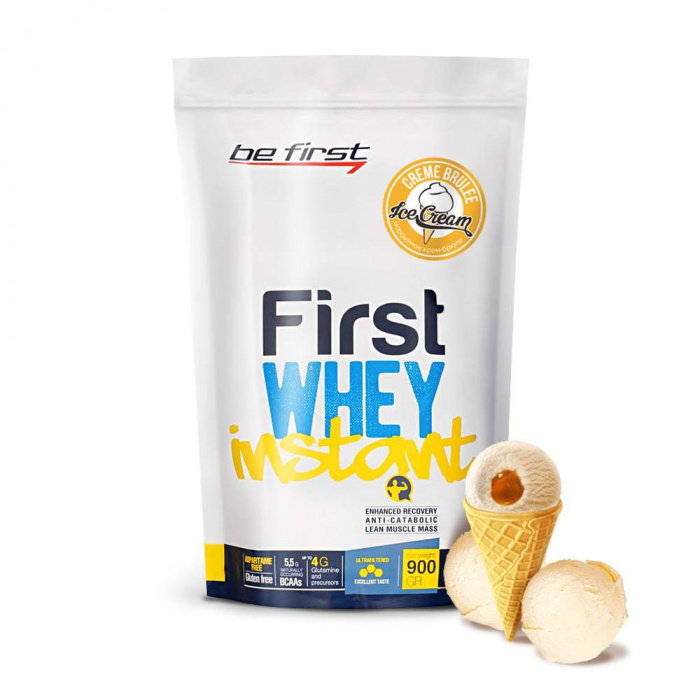 Be first First Whey Instant 900г. Крем-брюле