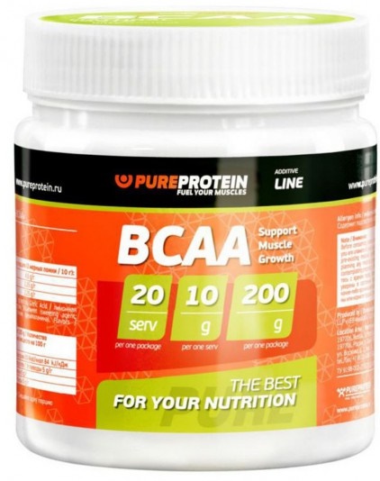 БЦАА Pure Protein Лимон 200г.