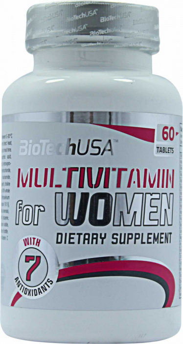 Biotech USA Pink Fit Multivitamin for women 60 tabs