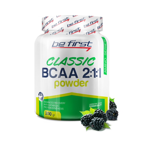 Be first BCAA 2:1:1 Classic powder 200г ежевика