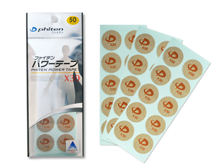 Пластырь Phiten Titan Power Tape_Disc X30 50pcs