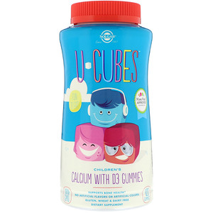 Solgar U-Cubes Children"s Multi-Vitamin&Mineral 120 gummies