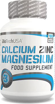 Biotech USA Calcium Zinc Magnesium 100 tabs