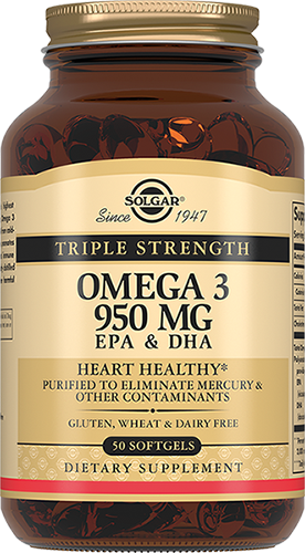 Solgar Omega 3 ЭПК и докозагексановая кислота 950мг 100 капс