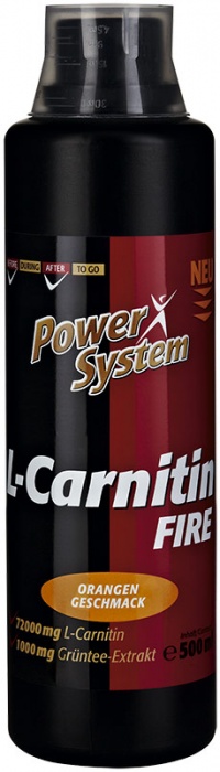 PowerSystems L-Carnitine Fire 72000 500мл апельсин