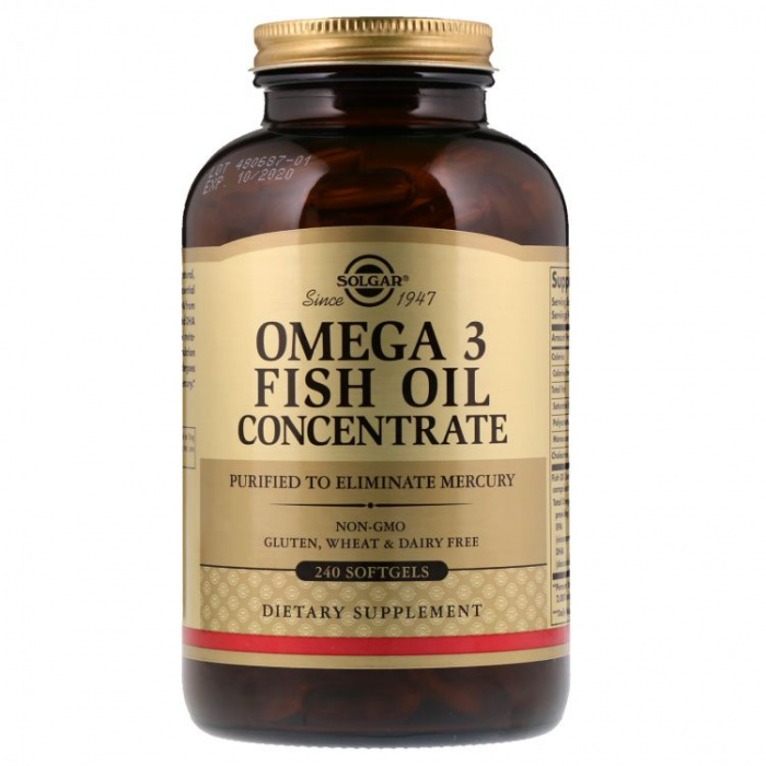 Solgar Omega 3 Fish oil Concentrate 240 softgels
