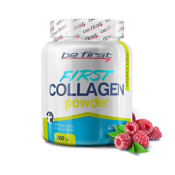 Be first First Collagen powder 200g малина