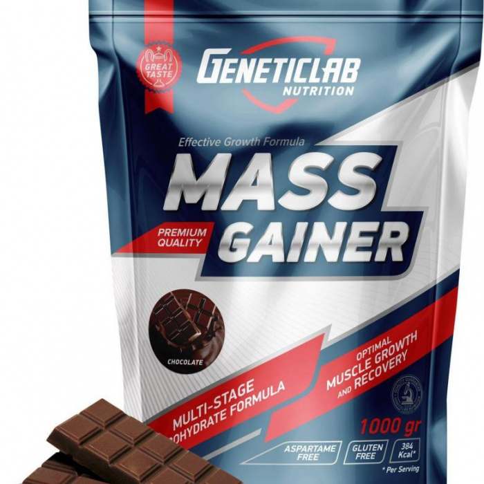 Geneticlab MASS GAINER 1000г. Шоколад
