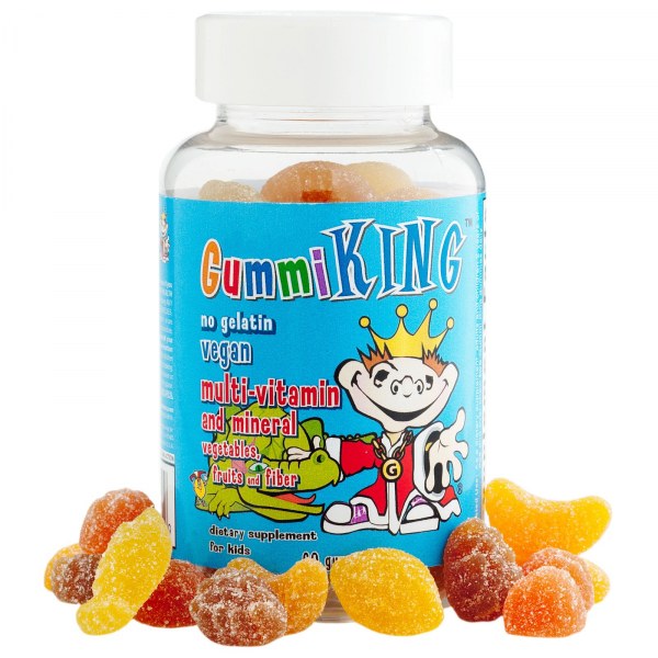 Gummi King Мультивитаминно-минеральная добавка 60 тянучек