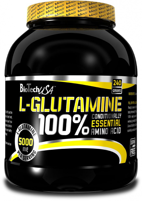 Biotech USA 100% L-Glutamine 240г.