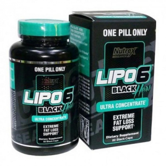 Nutrex. Lipo-6 Black Hers Ultra Concentrate 60 caps