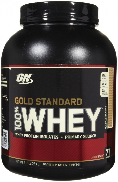 ON.Whey protein 100% Gold standart 5lb- Mocha Cappuccino
