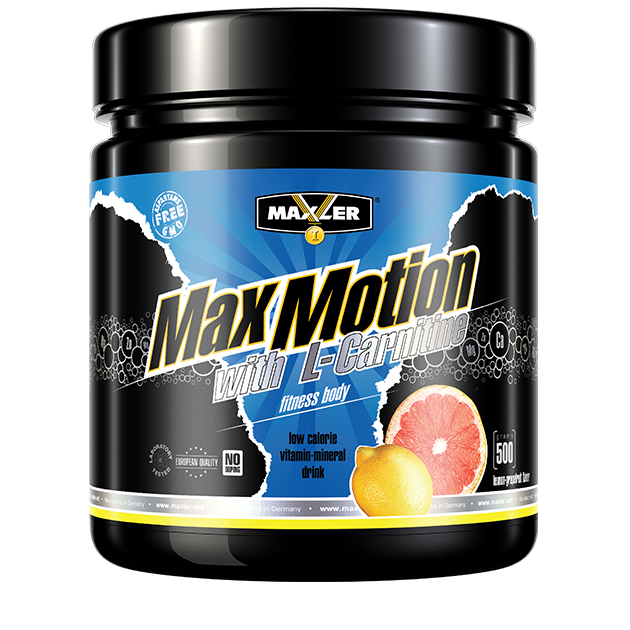 MXL. Max Motion with L-carnitine 500g (can) - Lemon-Grapefruit
