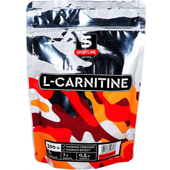 SportLine L-carnitine 300g Strawberry
